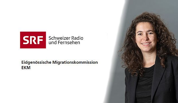 SRF-Logo, EKM-Logo, Barbara von Rütte